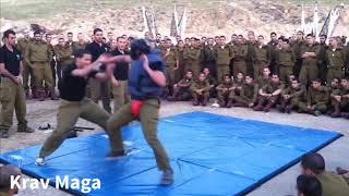 Israeli Soldiers Demonstrate Krav Maga