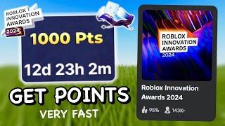 HOW TO GET POINTS - Roblox Innovation Awards 2024