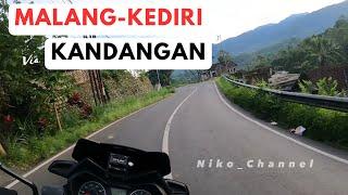 Jalur MALANG-KEDIRI via Ngantang Kandangan Pare MULUS TENAN !!!