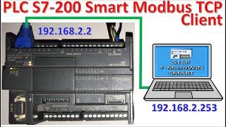 PLC S7-200 smart Modbus TCP Client