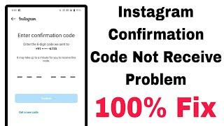 instagram enter confirmation code not receive | instagram confirmation code not receive problem