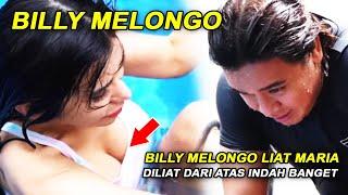 MARIA VANIA BERENANG BARENG BILLY SYAHPUTRA SAMBIL LATIHAN MENGUATKAN OTOT PERUT