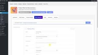 Product Filter for WooCommerce hooks integration video