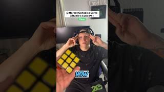 Consoles solve Rubik’s cube PT1 #funny #comedy #gamer #relatable #skit