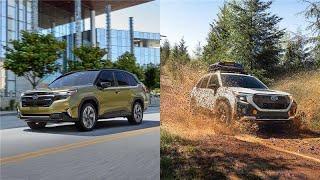 Introducing the new 2025 Subaru Forester Hybrid and the new 2026 Subaru Forester Wilderness.