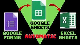 Google forms to Excel sheet automatically