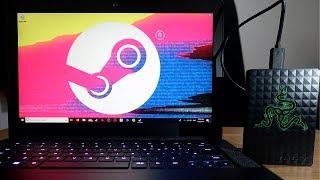 How to Install Steam Games to External Hard Drive