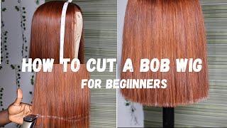 How to Cut a Bob Wig For Beginners | DIY Bob Wig Part 2