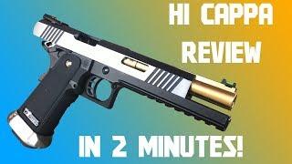 WE TECH HI CAPPA Review In 2 minutes! (6" IREX Version)  WW Airsoft S2 E3