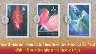 Spirit has an Immediate Time Sensitive Message for You Today with Information for the next 7 days⌛