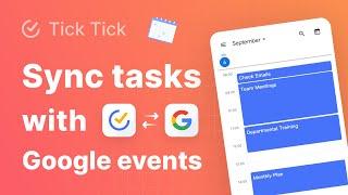 Exciting Update: Sync Tasks with Google Events - Now Available!