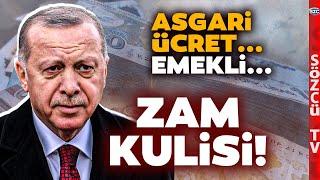 Asgari Ücrete Zam Kulisi: Emekliye Zam Beklerken... Erdoğan Zam İçin Bunu Demiş!