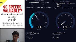 4G speeds fair? | What are the expected speeds? | தமிழ் | Eeshwar Prasath | SAE