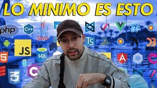 Los REQUISITOS MÍNIMOS para poder TRABAJAR DE DESARROLLADOR WEB son ESTOS ️ Lenguajes y frameworks