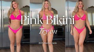 Pink Bikini Try-on with Rachel Jade