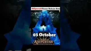 Adipurush Teaser Release Date #shorts #prabhas #adipurush #adipurushteaser