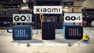 JBL GO3 vs XIAOMI SOUND POCKET vs JBL GO4