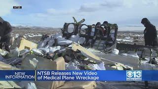 New video shows examination of air ambulance crash in Nevada
