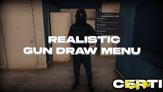 Realistic Gun Draw (ESX+QB-CORE)