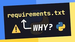 DO NOT FORGET: 'requirements.txt' In Your Python Projects