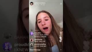 Mackenzie Ziegler Shows her Undercover Fan Account on LiveStream (Full Video)