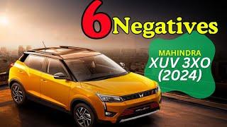 6 Pros & Cons of Mahindra XUV 3XO | Positive and Negatives of XUV 300 | Motorverse