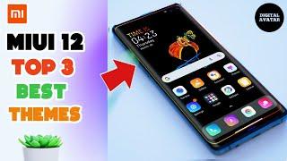 Top 3 MIUI 12 Premium Exclusive Themes | New Miui 12.5 THEMES |Top 3 Best Theme MIUI 12