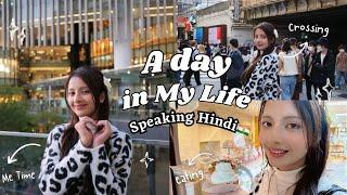 INDIAN GIRL SPEAKING HINDI IN JAPAN 24hrsEATING OCTOPUS BALLS JAPAN VLOG