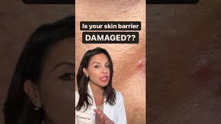 Signs your Skin Barrier is Damaged According to a Dermatologist #shorts