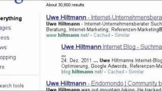 Tutorial - Ihr Internet-Erfolg mit Uwe Hiltmann - Der BeraterBOOSTER