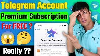 How To Get Telegram Premium For Free || Free Me Telegram Premium Subscription ?