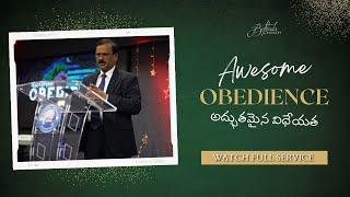  Awesome Obedience  - Sermon by Ps. Dr. K.J.Wesley  19-Dec-2021 | Telugu Service