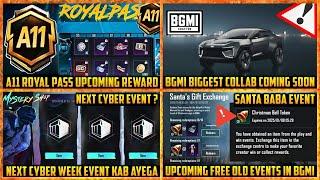  A11 Royal Pass Rewards | Biggest Collab in BGMI EVER | Upcoming Free Events | Next Purchase Bonus