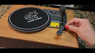 Amazon Danfi Audio TE-2018 Upgraded Retro Vinyl Turntable Record Player w/ Bluetooth Unboxing Review