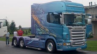 SCANIA LONGLINE V8 SVEMPAS  CUSTOM TRUCK Blue Griffin