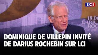 Dominique de Villepin invité de Darius Rochebin