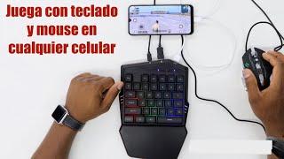 Cómo configurar un teclado a un celular/ cometa mouse a un celular