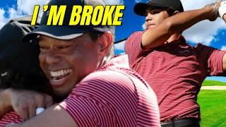 Charlie Woods "I'm Broke" After First Hole-In-One