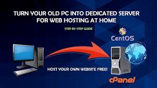How to Build Web Hosting Server from Scratch at home  - Host your website for free!