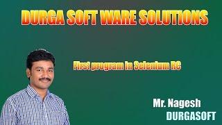 First program in Selenium RC by Nagesh