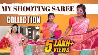 My Shooting Saree Collection   | Eeramaana Rojaavey 2 | Gabriella Charlton