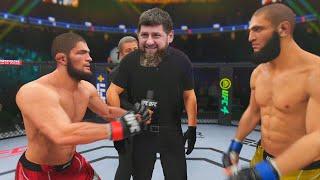 ХАБИБ НУРМАГОМЕДОВ ПРОТИВ ХАМЗАТА ЧИМАЕВА БОЙ В UFC 4 КАДЫРОВ ОРГАНИЗОВАЛ БОЙ!