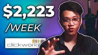 Make Money Online WEEKLY With Clickworker Review