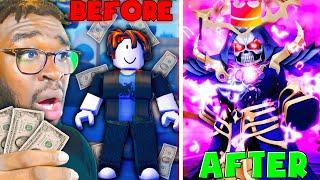 Anime Adventure's But I Restart With $100,000 ROBUX!? Roblox Ep 1