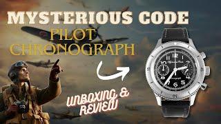 Mysterious Code Pilot Chronograph Watch Review - Great Value For Money!