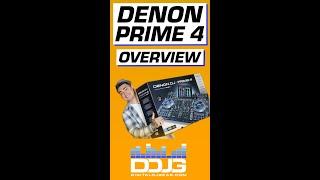 Denon Prime 4 Standalone DJ Controller Overview #Shorts