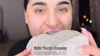 ASMR sounds with chalkclay  dry wet️