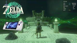 The Legend of Zelda: Tears of the Kingdom ROG Ally Performance Gameplay | Yuzu EA 3678 Emulator PC