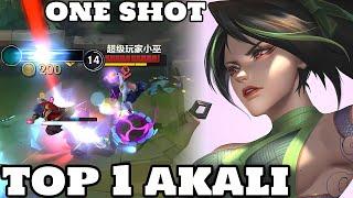 Wild Rift Akali - Top 1 Akali Gameplay Rank Grandmaster