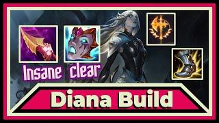 Best DIANA Jungle STRAT - RUNES - BUILD - Get out of Gold